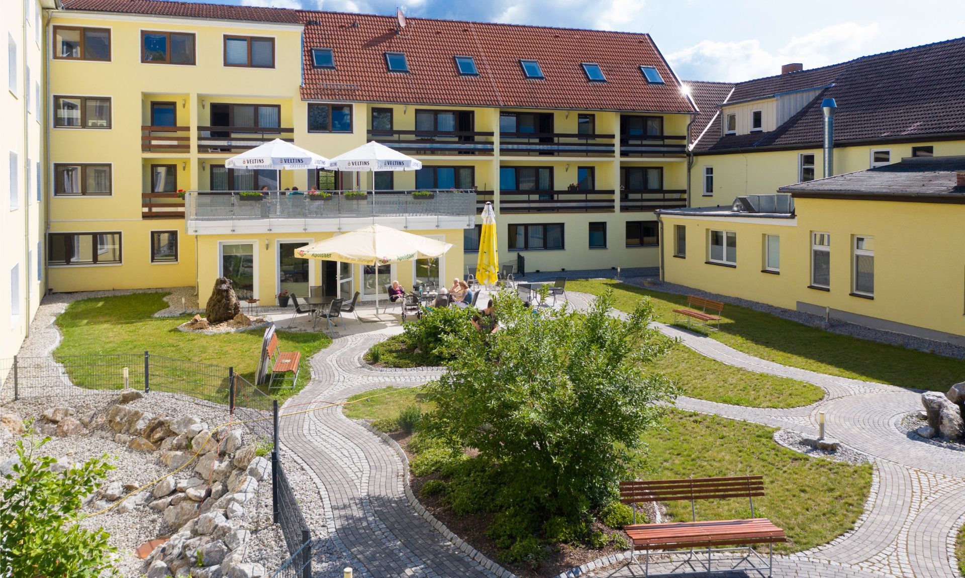 Garten des Pflegezentrums Nordhausen