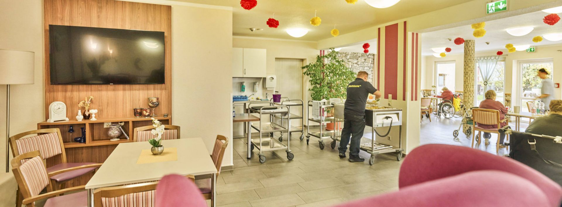 Pflegedienst Bewohnerrestaurant